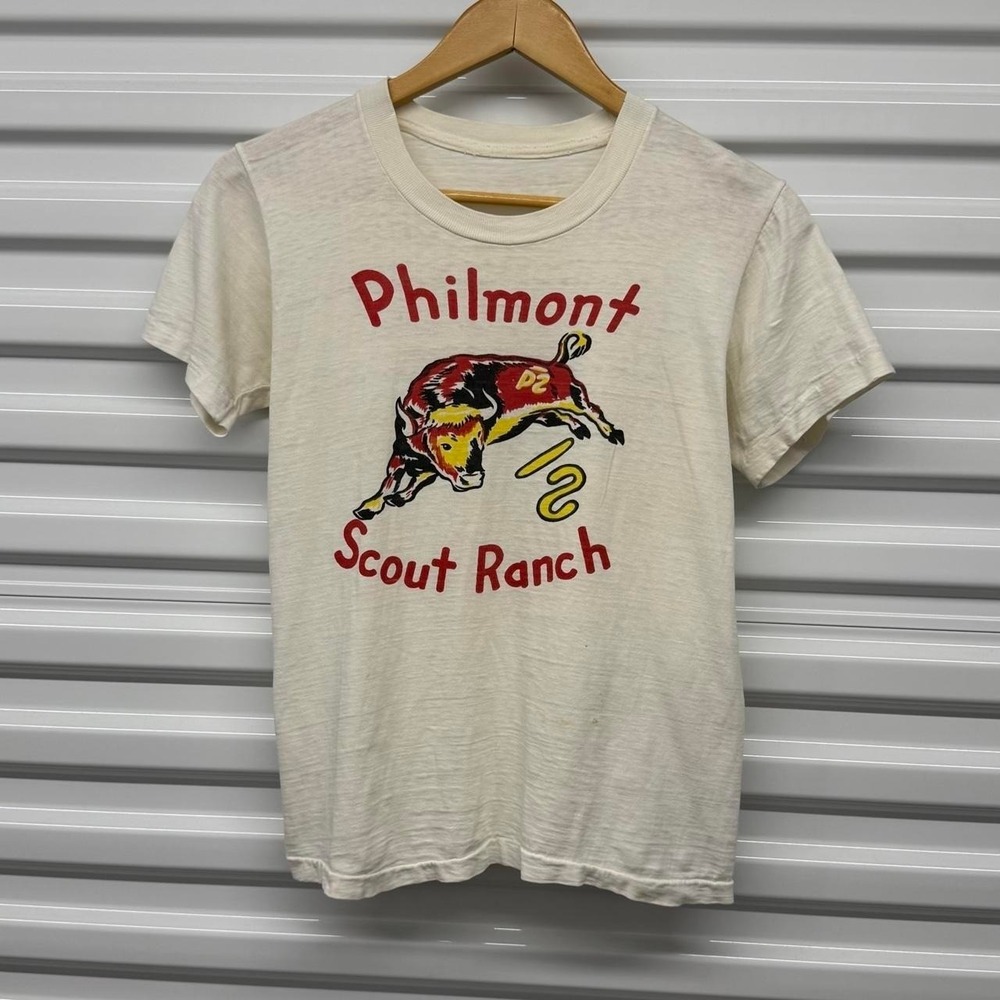 VTG 60's Philmont Scout Ranch Boy Scouts Of America T-Shirt Size S - Picture 1 of 5